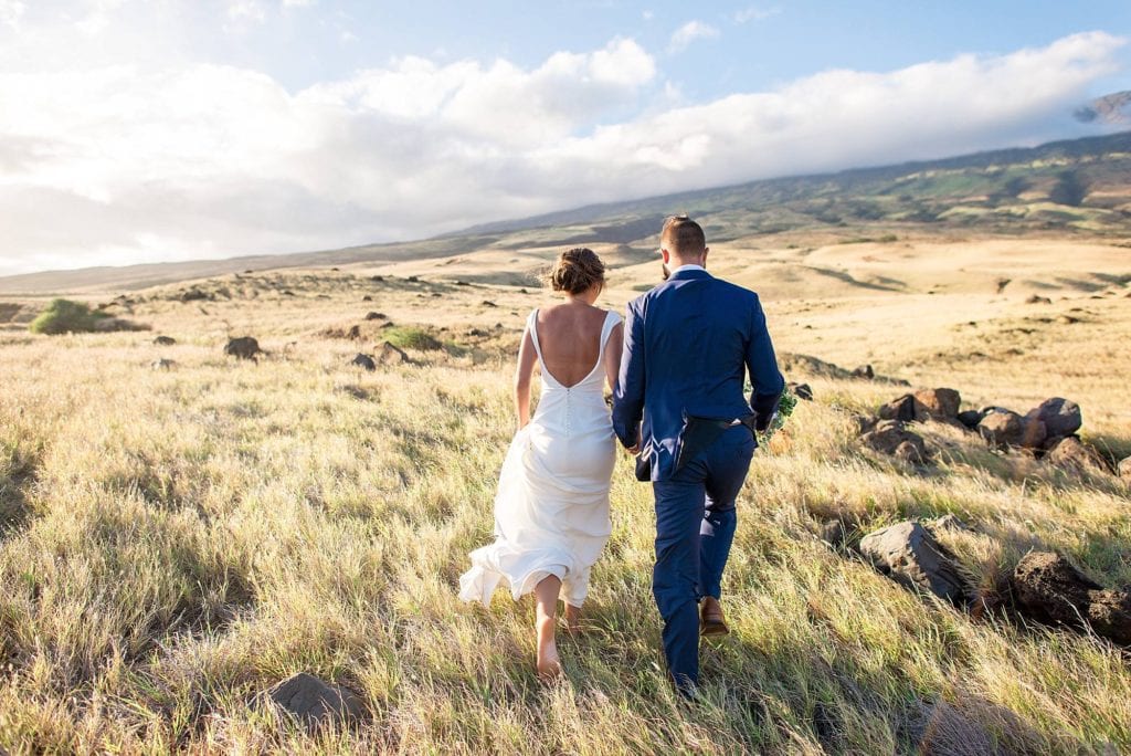 Adventurous-Maui-Wedding-Photographer_0037 - Ann Arbor Wedding Photographer Angela Nelson Photography Couple walking barefoot on Maui