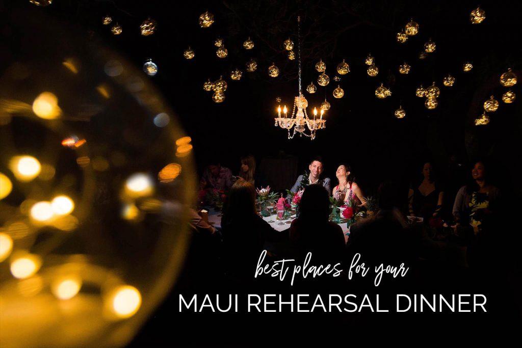 maui rehearsal dinner-1 - Ann Arbor Wedding Photographer Angela Nelson Photography Maui rehearsal dinner with string lights