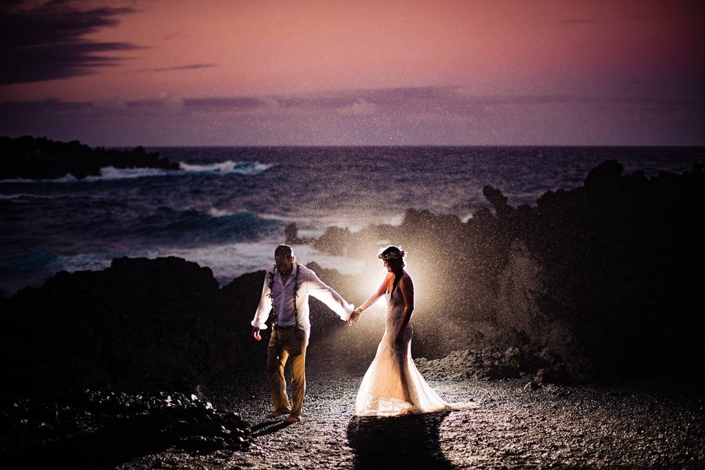Hana wedding photographer_0040 - Ann Arbor Wedding Photographer Angela Nelson Photography Couple holding hands at sunset wedding