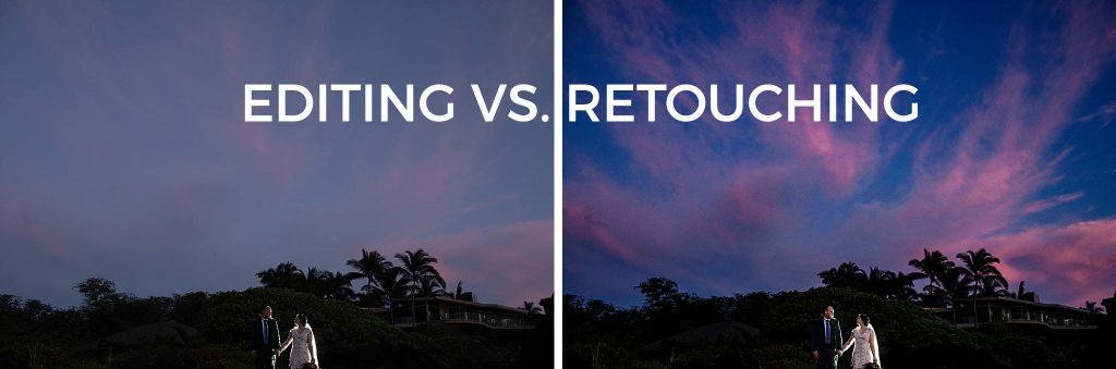 EDITING-VERSUS-retouching-maui-wedding-venue - Ann Arbor Wedding Photographer Angela Nelson Photography Editing vs. Retouching: Sky and couple